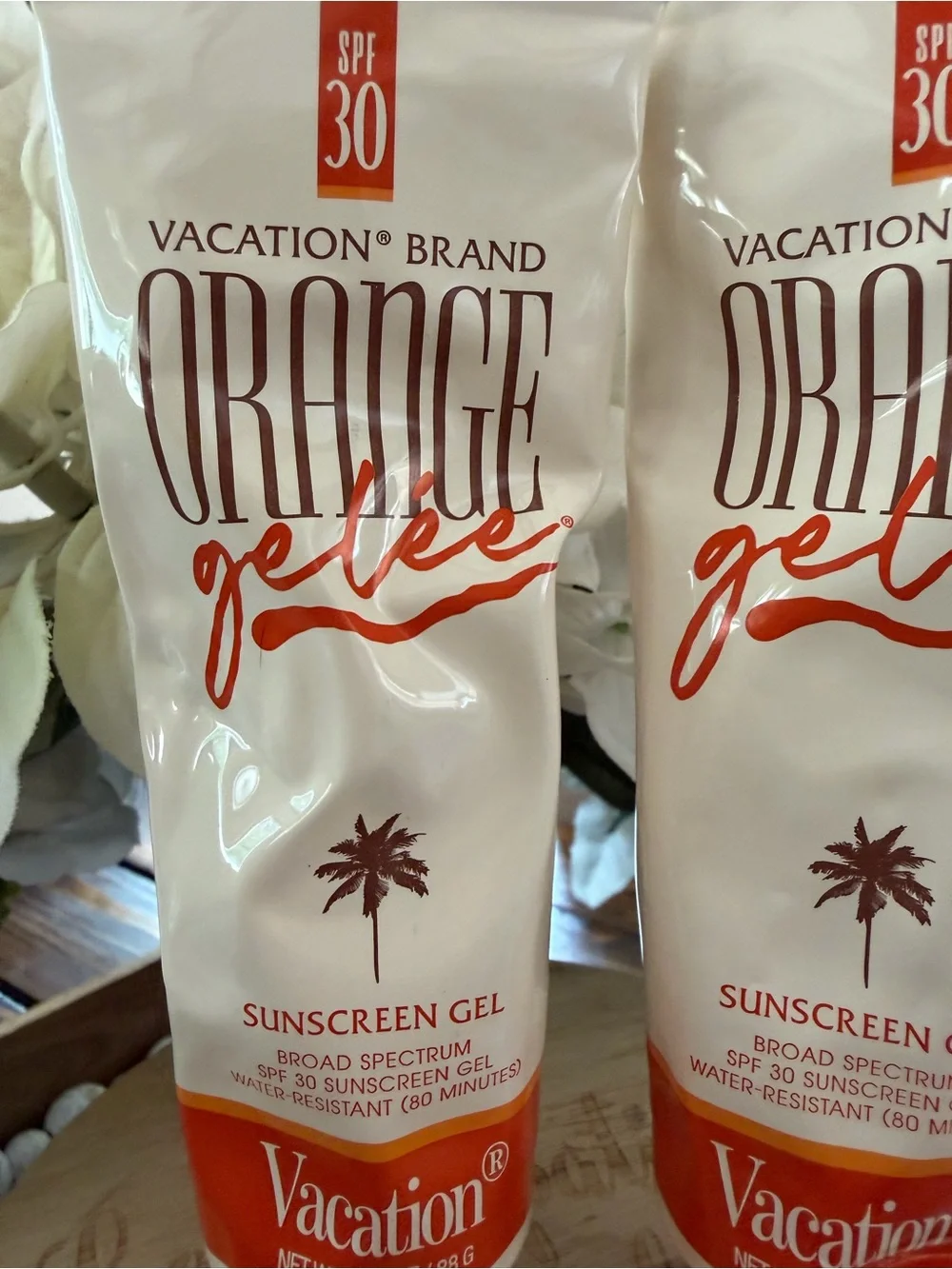 2 🍊Vacation Orange Gelee Sunscreen SPF 30 gel 3.12 oz new sealed no box lot of 2